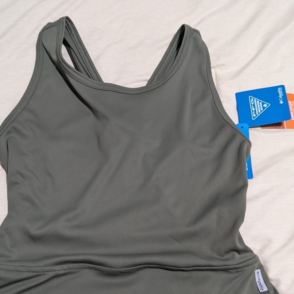 Columbia Green Athletic Sundress Sleeveless Scoop Neck Mini - Picture 7 of 16